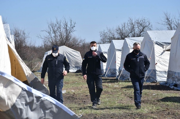 В Днепропетровской области людей на обсервацию будут селить в палатки