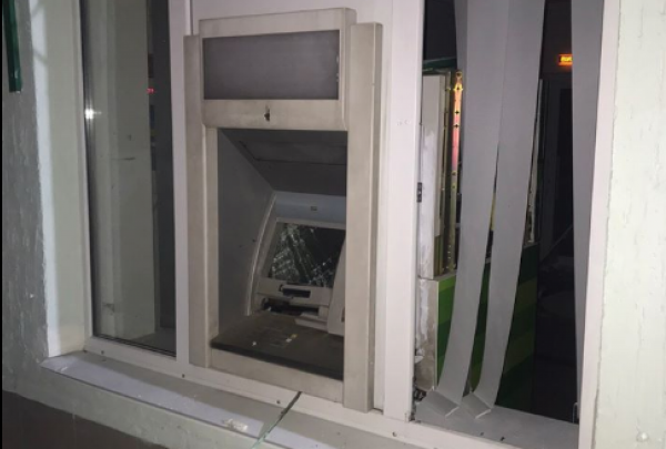 В Николаеве грабители взорвали банкомат и украли четверть миллиона гривен