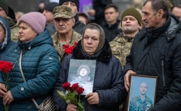 В Киеве почтили память "киборгов" - защитников донецкого аэропорта