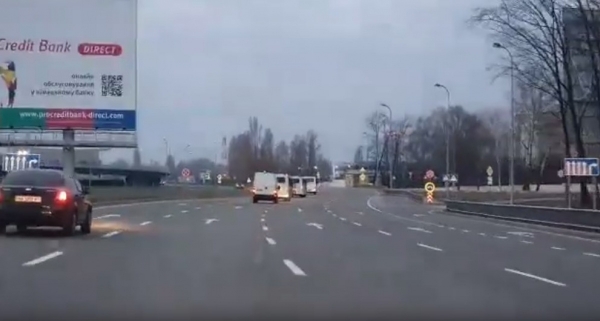Колонны Нацгвардии выехали в "Борисполь" встречать эвакуированных из Уханя украинцев