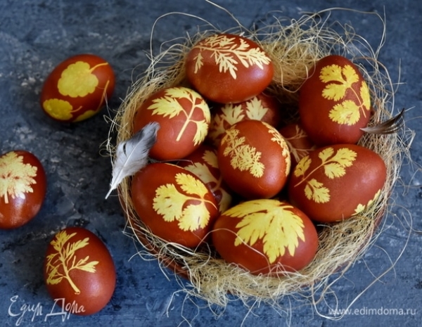Красивая Пасха-2020: как легко покрасить яйца луковой шелухой