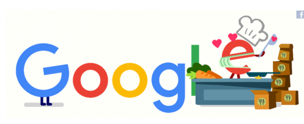 Google посвятил дудл всем, кто работает в сфере общественного питания